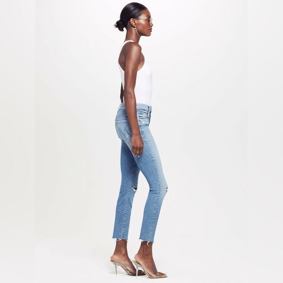 Mother High Waisted Looker Ankle Fray sz 30 - Picture 3 of 14